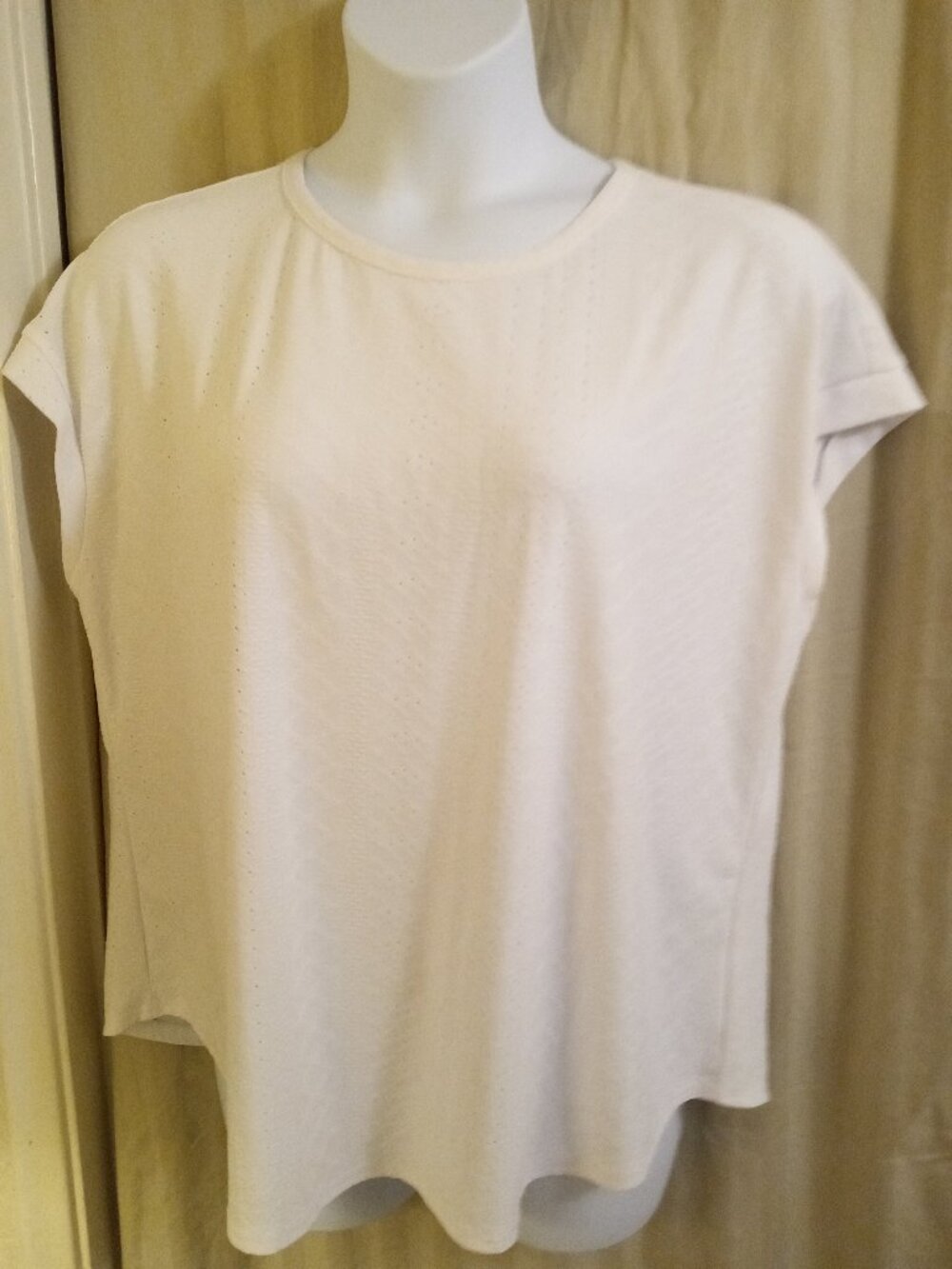 Xieerduo White Women's 2XL Short sleeve Tunic Tee